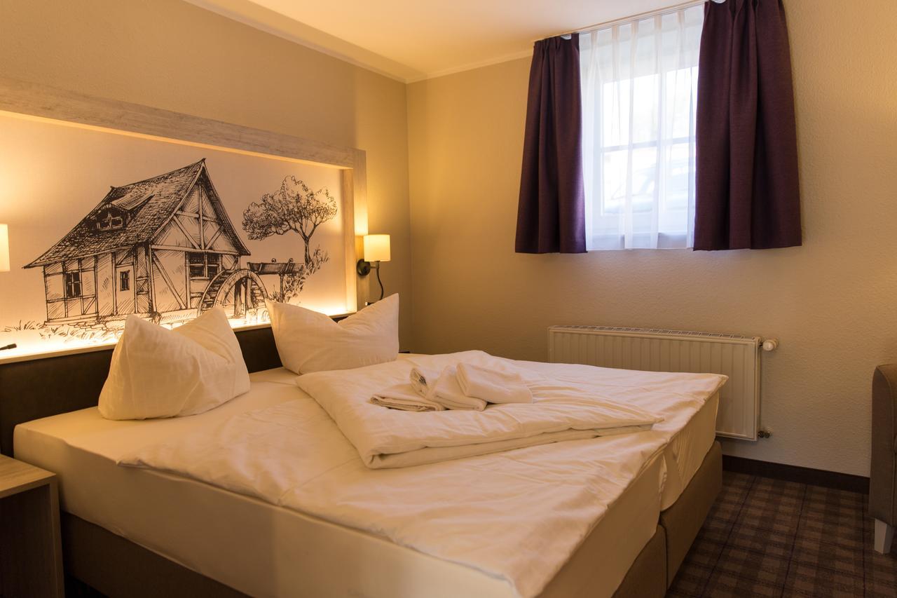 Hotel Garni Muehlenhof Wusterhausen Oda fotoğraf